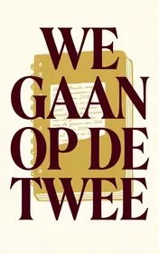 Omslag van We gaan op de twee