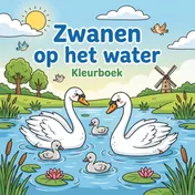 Omslag van Zwanen op het water