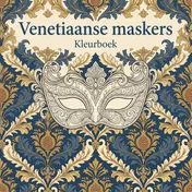 Omslag van Venetiaanse maskers