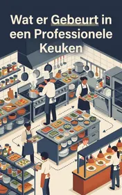 Omslag van Wat er Gebeurt in een Professionele Keuken