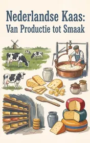 Omslag van Nederlandse Kaas: Van Productie tot Smaak