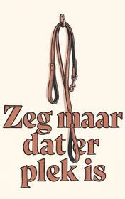 Omslag van Zeg maar dat er plek is