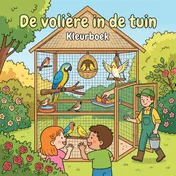 Omslag van De volière in de tuin