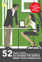 Omslag van 52 easy ways to change the world from your workplace