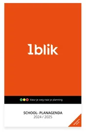 Omslag van 1blik school-planagenda 2024-2025