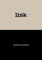 Omslag van 1blik Jaarplanner