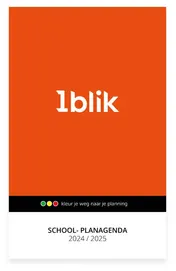 Omslag van 1blik school-planagenda 2024-2025