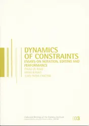 Omslag van Dynamics of Constraints