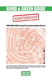 Omslag van Good and Green Guide Amsterdam