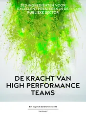 Omslag van De kracht van high performance teams