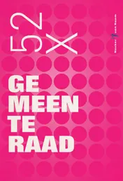 Omslag van 52 x gemeenteraad