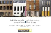 Omslag van De Architectuurguide, gemeente Leiden, particuliere woningen, nieuw Leyden