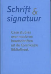 Omslag van Schrift en signatuur