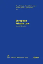 Omslag van European private law