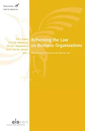 Omslag van Reforming the law on business organisations