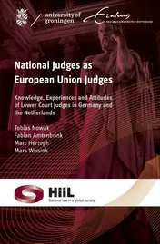 Omslag van National judges as European Union judges