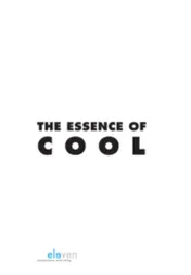 Omslag van The essence of cool