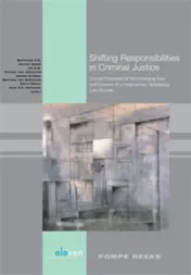 Omslag van Shifting responsibilities in criminal justice