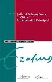 Omslag van Judicial independence in China