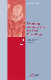 Omslag van Designing administrative pre-trial proceedings