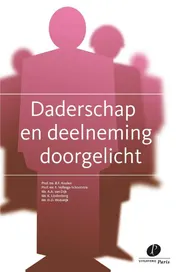 Omslag van Daderschap en deelneming doorgelicht