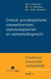 Omslag van Drieluik grondexploitatie: overeenkomsten, exploitatieplannen en aanbestedingsrecht