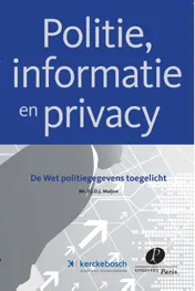 Omslag van Politie, informatie en privacy