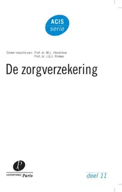 Omslag van De zorgverzekering