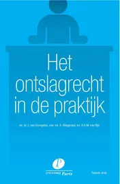 Omslag van Het ontslagrecht in de praktijk