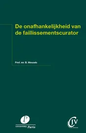 Omslag van De onafhankelijkheid van de faillissementscurator