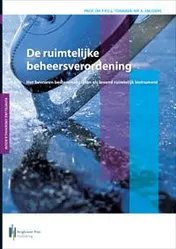 Omslag van De ruimtelijke beheersverordening