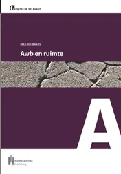 Omslag van Awb en ruimte