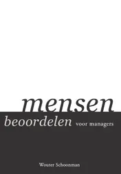 Omslag van Mensen beoordelen