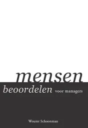 Omslag van Mensen beoordelen voor managers