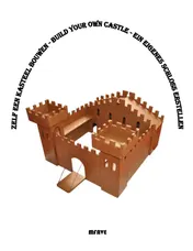 Omslag van Zelf een kasteel bouwen - Build your own castle - Ein eigenes Schloss erstellen