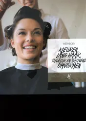 Omslag van Hair level werkboek kleuren, lang haar, tijdelijk en blijvend omvormen
