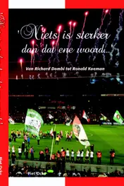 Omslag van Niets is sterker dan dat ene woord