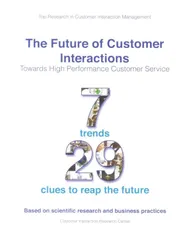 Omslag van The future of customer interactions