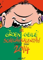 Omslag van De Groen-Geile Scheuhkalendâh vannut jaah 2014