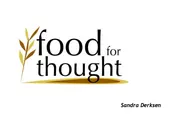 Omslag van Food for thought