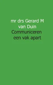 Omslag van Communiceren een vak apart