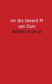 Omslag van Advies in de la