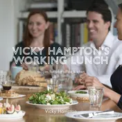 Omslag van Vicky Hampton's working lunch