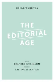 Omslag van The editorial age