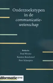 Omslag van Onderzoekstypen in de communicatiewetenschap