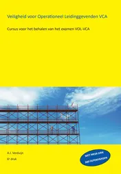 Omslag van Veiligheid voor Operationeel Leidinggevenden VCA