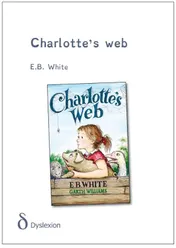 Omslag van Charlotte's web - dyslexie uitgave