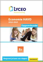 Omslag van Lyceo Examentraining - Examenbundel Economie HAVO Opgavenbundel