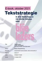 Omslag van Tekststrategie