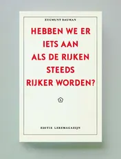 Omslag van Hebben we er iets aan als de rijken steeds rijker worden?